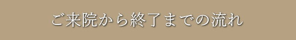 鍼灸院に来院から施術の流れ