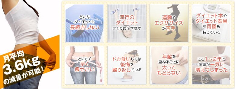 ダイエット中こんなお悩みありませんか？