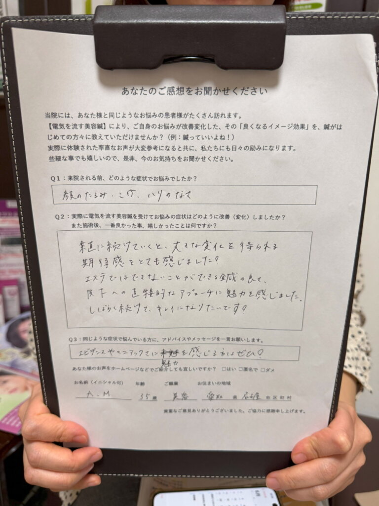 顔のたるみ、こけ、ハリのなさ